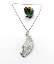 Load image into Gallery viewer, Sterling Silver Scarab Wings Locket