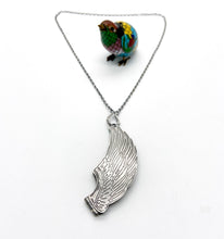 Load image into Gallery viewer, Sterling Silver Scarab Wings Locket