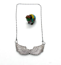 Load image into Gallery viewer, Sterling Silver Guardian Wings Locket
