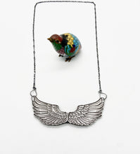 Load image into Gallery viewer, Sterling Silver Guardian Wings Locket