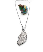 Load image into Gallery viewer, Sterling Silver Guardian Wings Locket