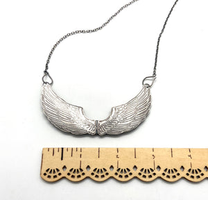 Sterling Silver Scarab Wings Locket