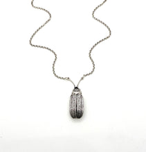Load image into Gallery viewer, Sterling Firefly Lightning Bug with Glow in the Dark Quartz