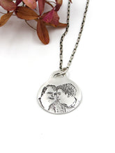 Load image into Gallery viewer, Sterling Silver Portrait Charm