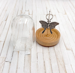 Bell Jar Cloche Display for Tiny Charms and Pendants