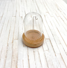 Load image into Gallery viewer, Bell Jar Cloche Display for Tiny Charms and Pendants