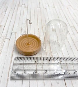 Bell Jar Cloche Display for Tiny Charms and Pendants
