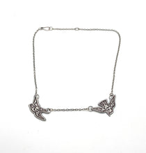 Load image into Gallery viewer, Sterling Swooping Swallows Necklace