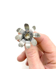 Load image into Gallery viewer, Sterling Silver Courage Flower Locket