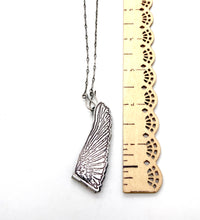 Load image into Gallery viewer, Sterling Silver Hummingbird Wings Locket
