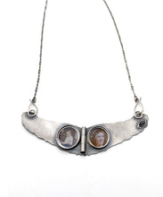 Load image into Gallery viewer, Sterling Silver Hummingbird Wings Locket