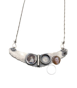 Sterling Silver Hummingbird Wings Locket