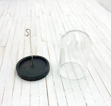 Load image into Gallery viewer, Bell Jar Cloche Display for Tiny Charms and Pendants