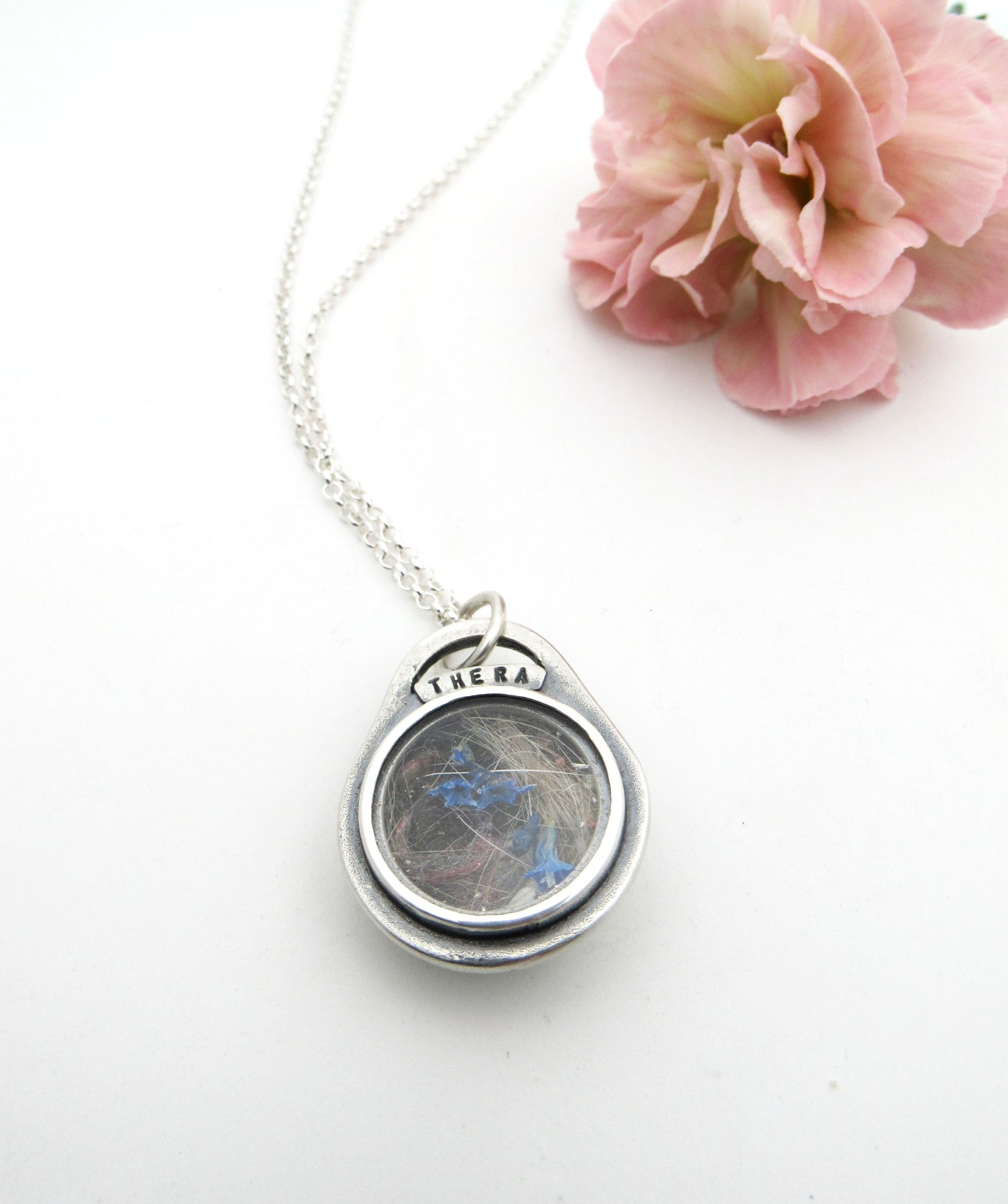 Personalized Sterling Silver Reliquary