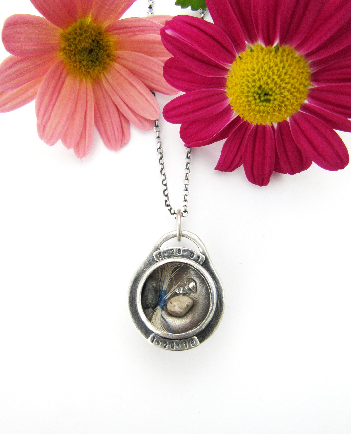 Personalized Sterling Silver Reliquary